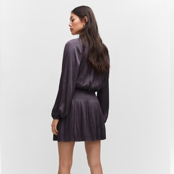 MANGO SATIN short dress - Picture 5 of 5